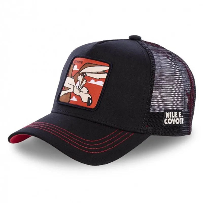 Hot Sale Unisex Anime Cartoon Cap High Quality Patch Draw Baseball Cap Men Trucker Hat Good Vibrations