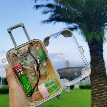 2022 Base Private Label Vendor Custom Glitter Kids Vegan Set Wholesale Fruit Oil Lip Gloss Mini Suitcase for Lipgloss Good Vibrations