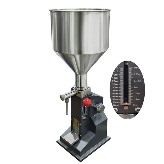 A03 Hand Operated Filling Machine Manual Cosmetic Paste Sausage Lip Gloss Cream Liquid Filling Supply Good Vibrations