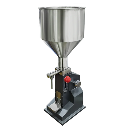 A03 Hand Operated Filling Machine Manual Cosmetic Paste Sausage Lip Gloss Cream Liquid Filling Supply Good Vibrations