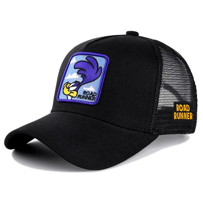 Hot Sale Unisex Anime Cartoon Cap High Quality Patch Draw Baseball Cap Men Trucker Hat Good Vibrations