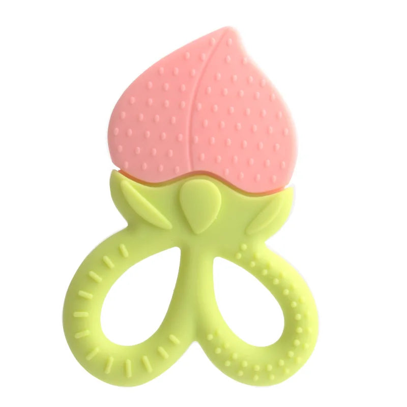 Bpa Free Fruit Scissors Shaped Baby Silicone Chew Toys Good Vibrations