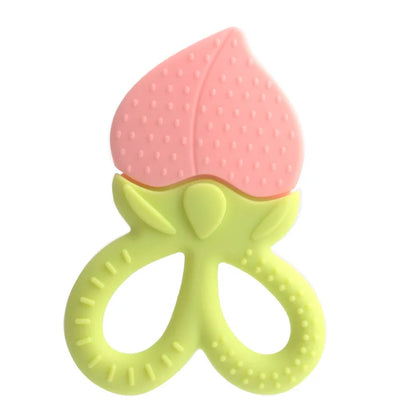 Bpa Free Fruit Scissors Shaped Baby Silicone Chew Toys Good Vibrations