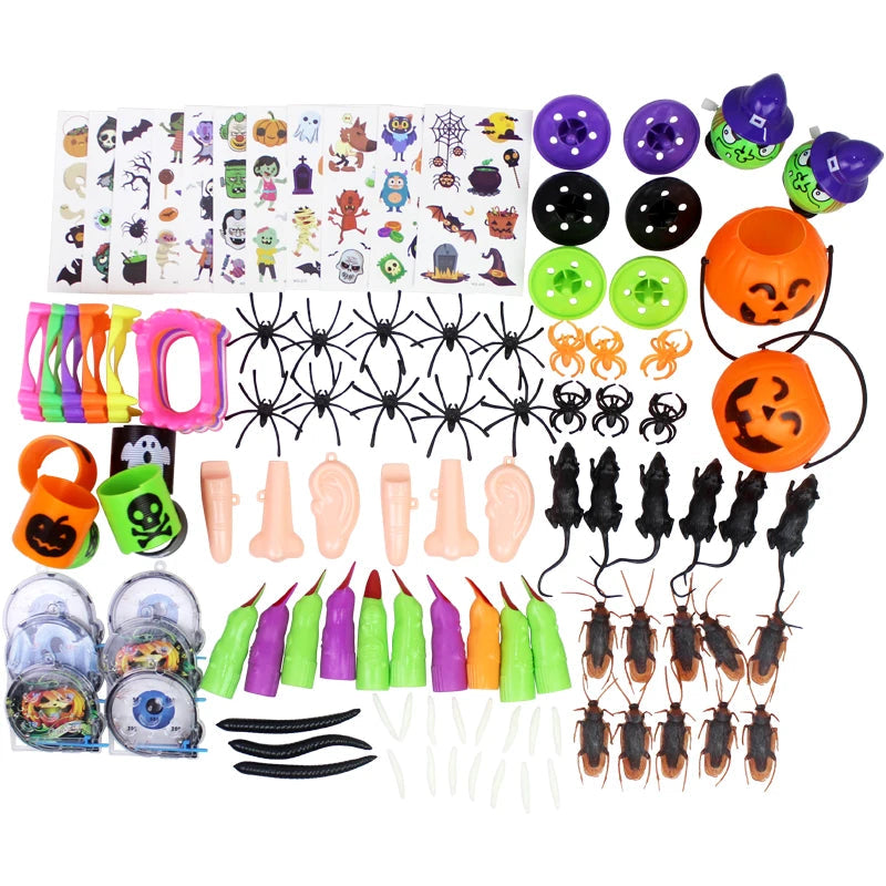 120PCS Halloween Party Favor Halloween Costume Decoration Toy Set Good Vibrations