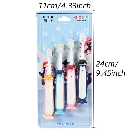 Wholesale Animal Shape Soft Bristle Suction Cup Kid Toothbrush Cartoon Small Head Child Tooth Brush for Baby Use Good Vibrations