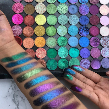 Eye Shadow Private Label Eyeshadow Low MOQ Duochrome Multichrome Good Vibrations