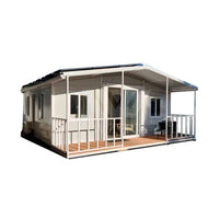 1-Room Prefabricated Shipping Container Home Expandable 40ft/20ft Villa Demountable Tiny House Made of Steel Sandwich Panel Good Vibrations