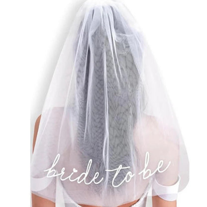 Diamond Letter Headband Bride to Be Sash Veil for Women Wedding Party Bridal Shower Gift WB019 Good Vibrations