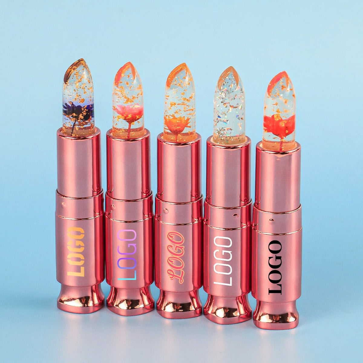Transparent Long Lasting Moisturizing Flower Lip Stick Lip Care Makeup Cosmetic Jelly Lipsticks Lip Balm Good Vibrations