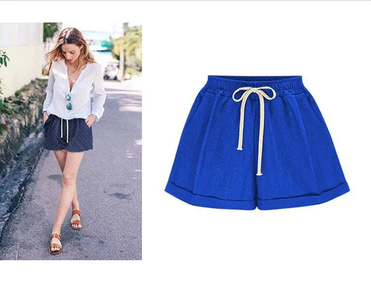 Crotchless Shorts wide-leg design for comfort and easy access