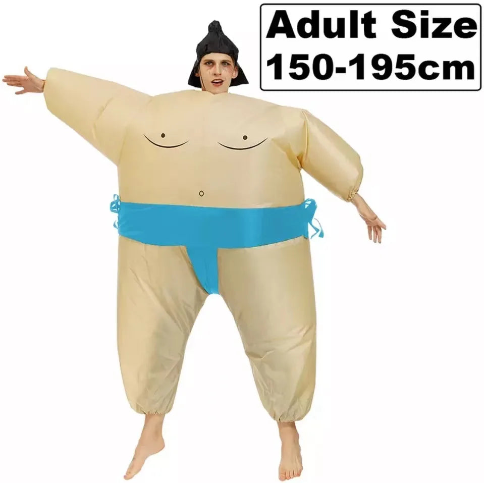 Halloween Costumes for Adult Men Women Cosplay Clown Anime Mascot Inflatable Costume Carnival Party Christmas Role Play Dress Good Vibrations
