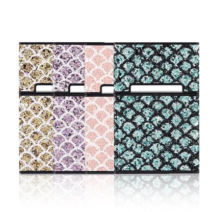 Colorful luxury Kacone cigarette holder boxes for women, 20-piece capacity, PU material.