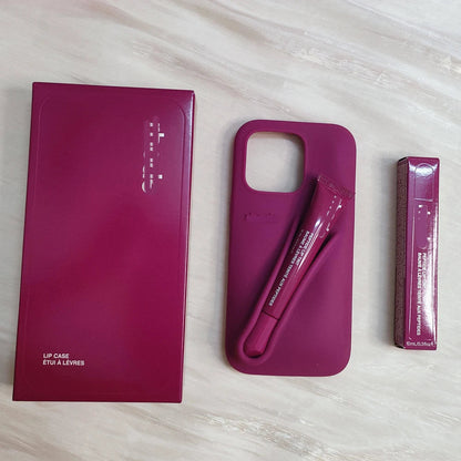 Original Quality Lipstick DIY Make-up Rhod Soft Case for iPhone 16 15 14 13 12 Pro Max with Lip Gloss Holder Ins Hot Cover Good Vibrations