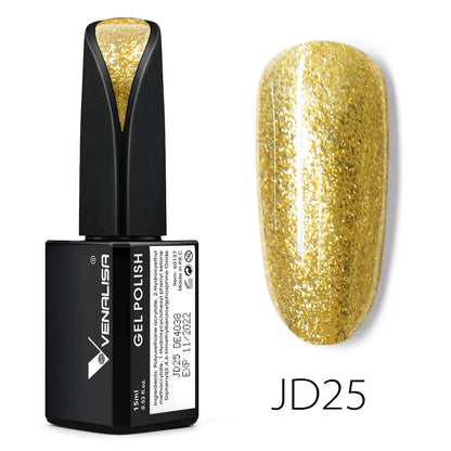 Venalisa 15ml Nail Art Gel Polish for Nails French Tip Manicure Gel Varnish Enamel Lacquer Color OEM Logo UV LED Nail Gel Polish Good Vibrations