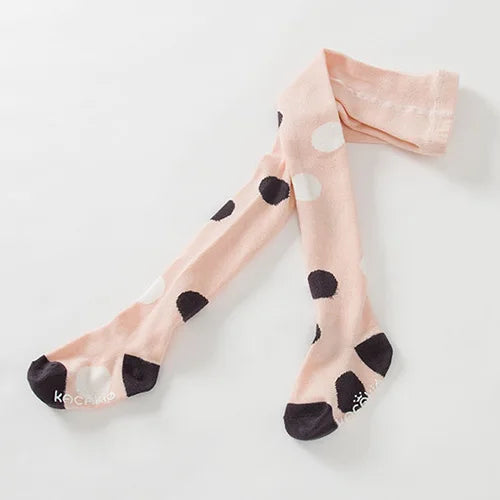 YWHUANSEN Spring Children Tights Cartoon Cat Baby Girl Pantyhose Cotton Knitted Cotton Cute Kids Stocking Baby Pantyhose Tights Good Vibrations