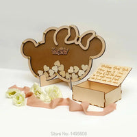 Wedding Guest Book Alternative, Custom Wedding, Wedding Drop Box, Custom guestbook for guests,Couples wedding gifts, wedding box Good Vibrations