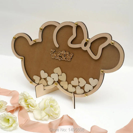 Wedding Guest Book Alternative, Custom Wedding, Wedding Drop Box, Custom guestbook for guests,Couples wedding gifts, wedding box Good Vibrations