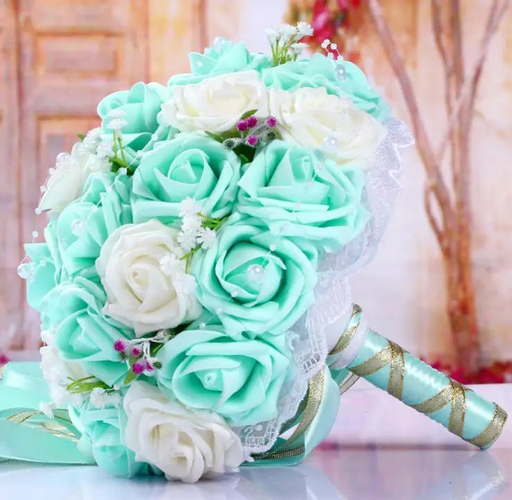 Handmade Wedding Bouquets Bridal Flower Wedding buque casamento Wedding Flowers Bridal Bouquet Good Vibrations