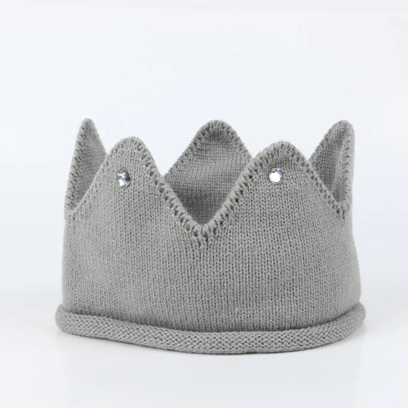 Knit Crown Baby Headband Infant Baby Turban Headbands For Girls Kids Toddler Princess Hair Band Haarband Baby Hair Accessories Good Vibrations