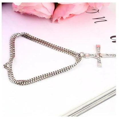 Men Cross Necklace, Fast And Angry Necklace, People Praying Sacred Dominican Jesus Necklace Cheap Marketing Gift Colar Masculino Good Vibrations