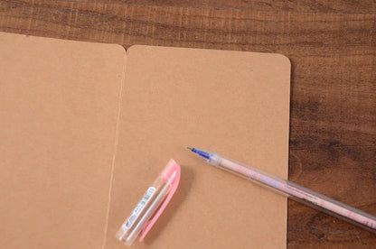 DIY Handmade Invitation Card 10PCS Blank Kraft Paper Gift Bouquet Message Card Folding Greeting Card For Festival Birthday Decor Good Vibrations