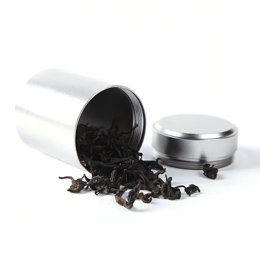 80ml Metal Aluminum Sealed Cans Portable Travel Tea Caddy Airtight Smell Proof Container Stash Jar GOOD Vibrations Adult Super Store