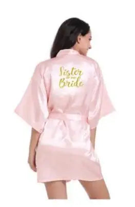 2019 New Bridesmaid Robes Robes Bridal Robes Light Pink Satin Robe Bridesmaid Robes Wedding Good Vibrations