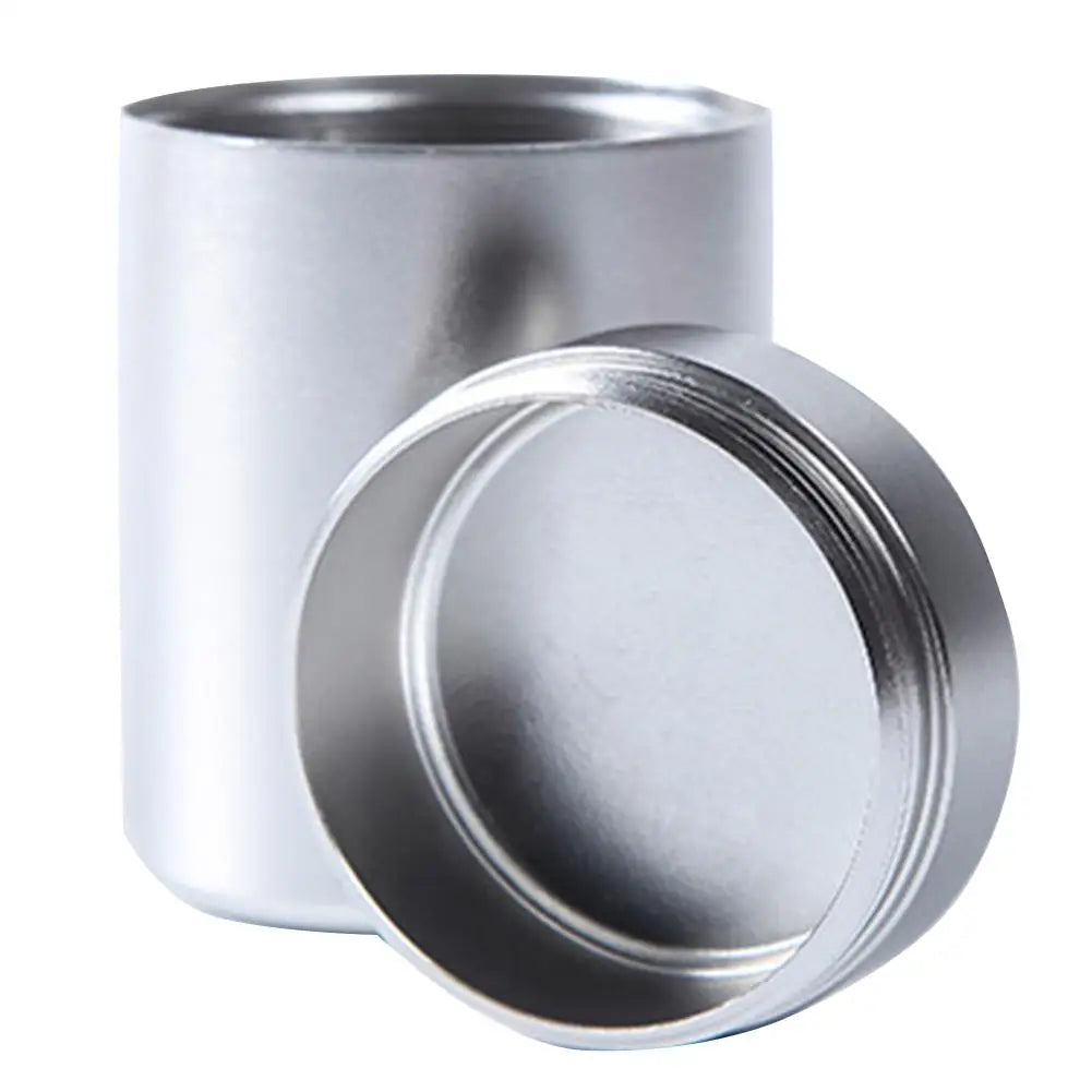 80ml Metal Aluminum Sealed Cans Portable Travel Tea Caddy Airtight Smell Proof Container Stash Jar GOOD Vibrations Adult Super Store