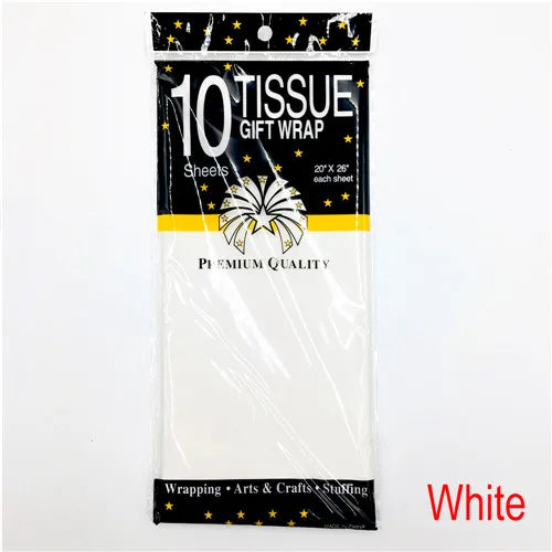 10 Sheets 50*66cm Tissue Paper DIY Handmade Craft Paper Flowers Gift Packing Wedding Festive & Party Home Decoration Supplies Good Vibrations