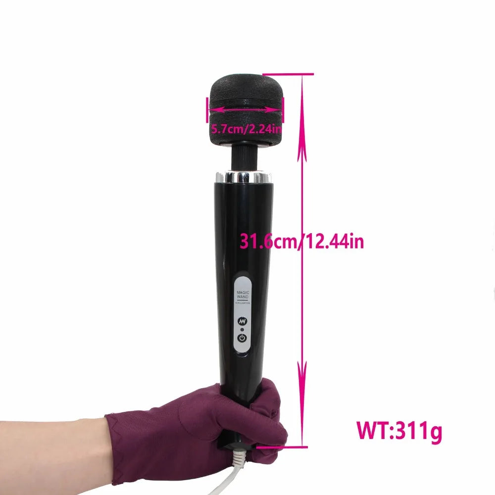 Powerful 10 Speeds Big Vibrator Magic Wand Body Massager Clitoris Stimulator Sex Toy for Women Adults 18 Female Masturbator Shop GOOD Vibrations