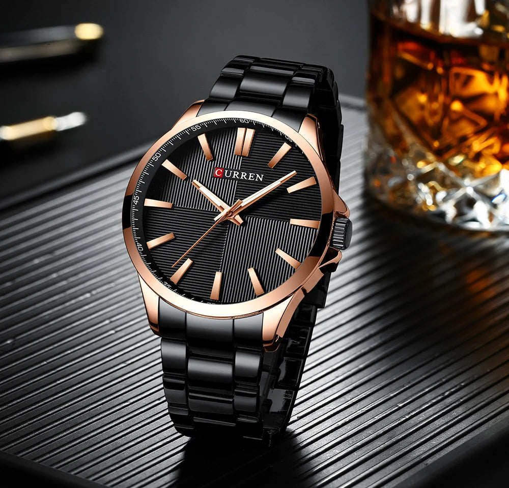 Men Watches Men's Quartz Wristwatches Male Clock Top Brand Luxury Relogio Masculino Military Wrist Watches Meski For Sports Good Vibrations