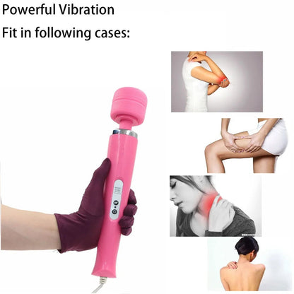 Powerful 10 Speeds Big Vibrator Magic Wand Body Massager Clitoris Stimulator Sex Toy for Women Adults 18 Female Masturbator Shop GOOD Vibrations