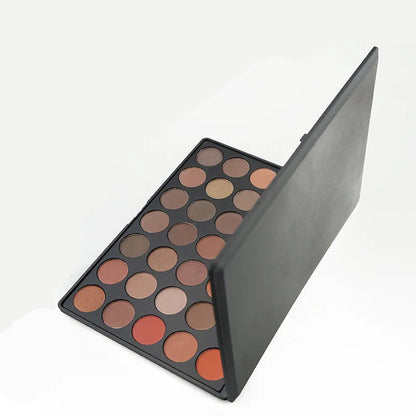 High Quality Customizable Eye Shadow Palette for Dark Skin Tone Professional Makeup Artist Shimmer Finish Powder Good Vibrations