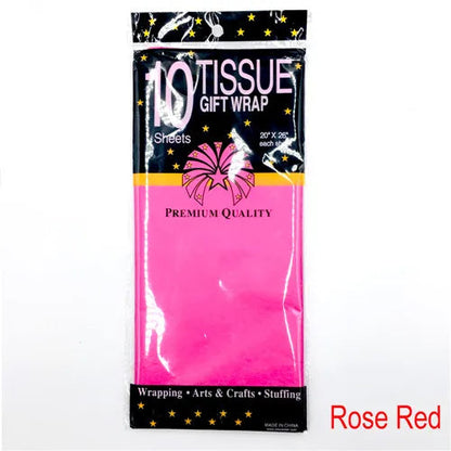 10 Sheets 50*66cm Tissue Paper DIY Handmade Craft Paper Flowers Gift Packing Wedding Festive & Party Home Decoration Supplies Good Vibrations
