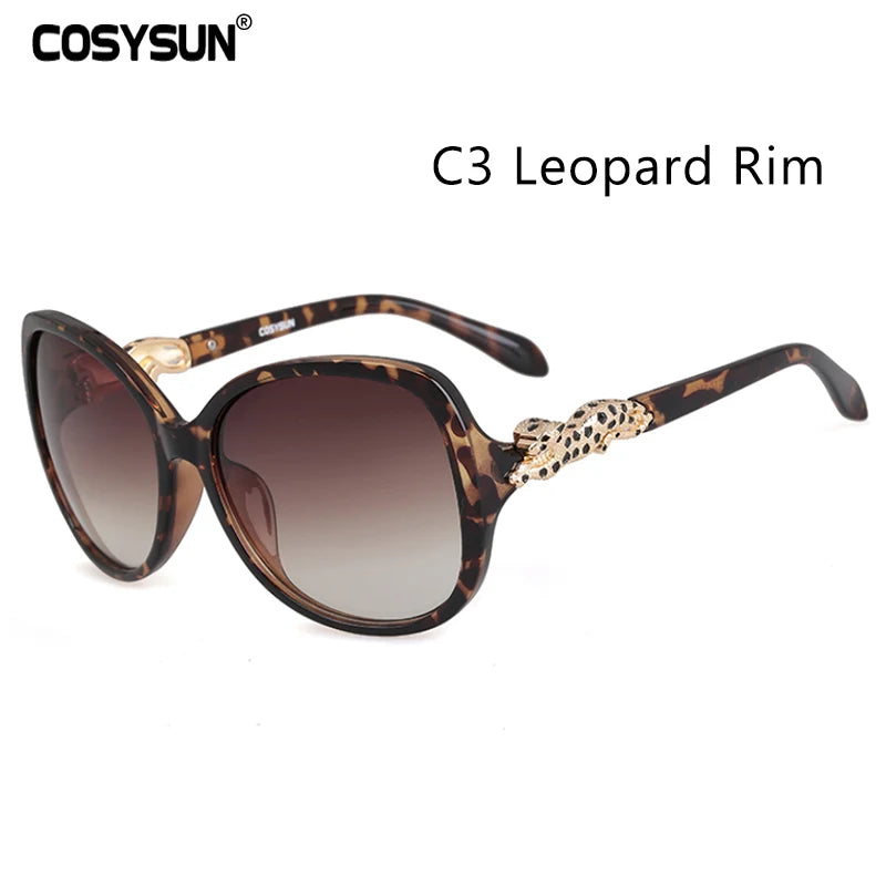 2024 COSYSUN Brand Leopard Sunglasses Women sun glasses Women Brand designer Women Sunglasses Luxury Sunglasses Women Eyewear Good Vibrations