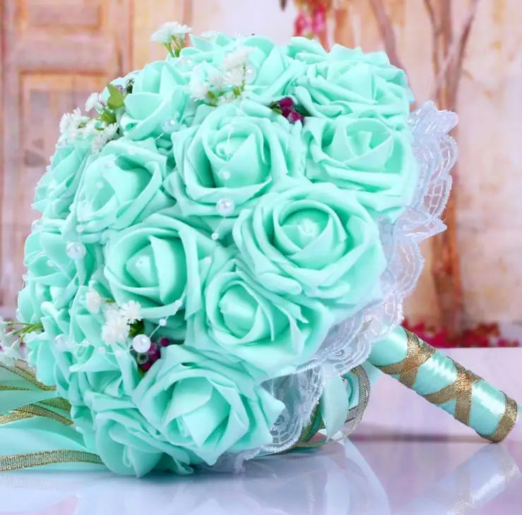 Handmade Wedding Bouquets Bridal Flower Wedding buque casamento Wedding Flowers Bridal Bouquet Good Vibrations