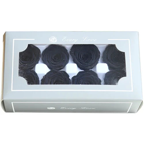 YO CHO 8PCS/Box A Eternal Rose Flower 4-5cm Preserved Fresh Flower Rose Valentine's Day Gift Wedding Thanksgiving Eternal Flower Good Vibrations