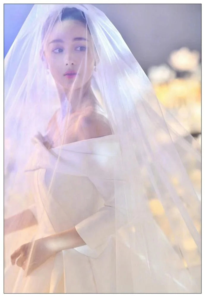 V071 Hot Selling Romantic Outdoor Simple Wedding Bridal Veils 1.5M,3.4M.6M Long High Quality Bridal Wedding Accessories Good Vibrations