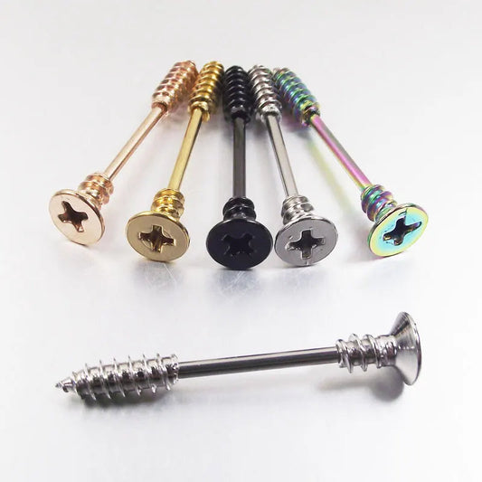 2 pieces 14G 16mm Sexy Mamilo Rings Screw Nipple Ring Barbell Body Piercing Jewelry Love Nipple Bar ring Women Gift Good Vibrations