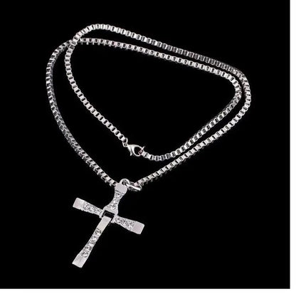 Fast And Angry Necklace, Men Cross Necklace, People Praying Sacred Dominican Jesus Necklace Big Discounts Gift Colar Masculino Good Vibrations