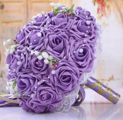 Handmade Wedding Bouquets Bridal Flower Wedding buque casamento Wedding Flowers Bridal Bouquet Good Vibrations