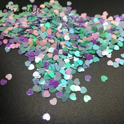 Chicnlife 1000pcs/lot Wedding Stars Heart Confetti Wedding Party Decorative Confetti Wedding Table Decor Birthday Party Decor Good Vibrations