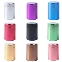 80ml Metal Aluminum Sealed Cans Portable Travel Tea Caddy Airtight Smell Proof Container Stash Jar GOOD Vibrations Adult Super Store