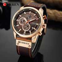 CURREN Fashion Date Quartz Men Watches Top Brand Luxury Male Clock Chronograph Sport Mens Wrist Watch Hodinky Relogio Masculino Good Vibrations