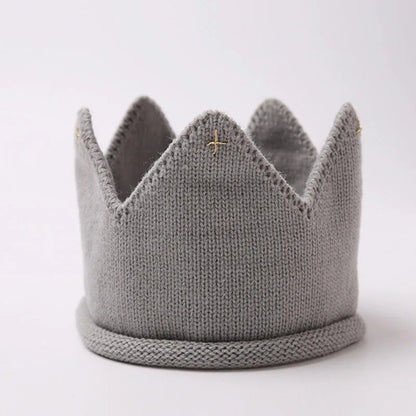 Knit Crown Baby Headband Infant Baby Turban Headbands For Girls Kids Toddler Princess Hair Band Haarband Baby Hair Accessories Good Vibrations