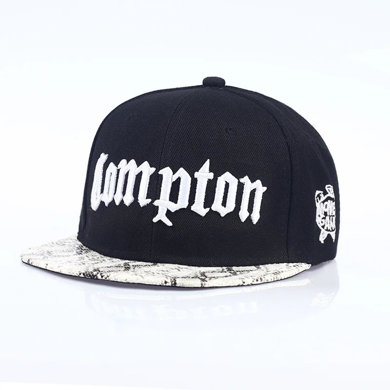 2019 new COMPTON embroidery Baseball Cap Hip Hop Snapback caps flat fashion sport Hat For Unisex Adjustable dad hats Good Vibrations