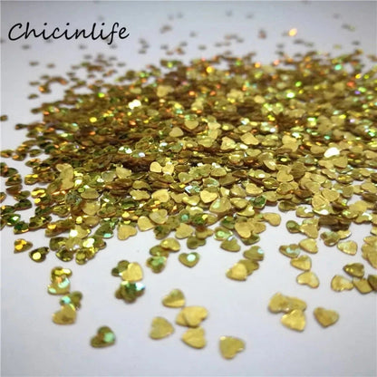Chicnlife 1000pcs/lot Wedding Stars Heart Confetti Wedding Party Decorative Confetti Wedding Table Decor Birthday Party Decor Good Vibrations