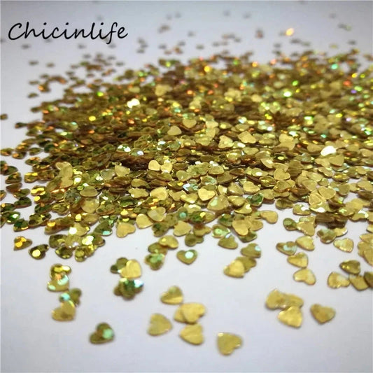 Chicnlife 1000pcs/lot Wedding Stars Heart Confetti Wedding Party Decorative Confetti Wedding Table Decor Birthday Party Decor Good Vibrations