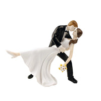 2025 Cake Toppers Dolls Bride and Groom Figurines Funny Wedding Cake Toppers Stand Topper Decoration Supplies Marry Figurine Good Vibrations