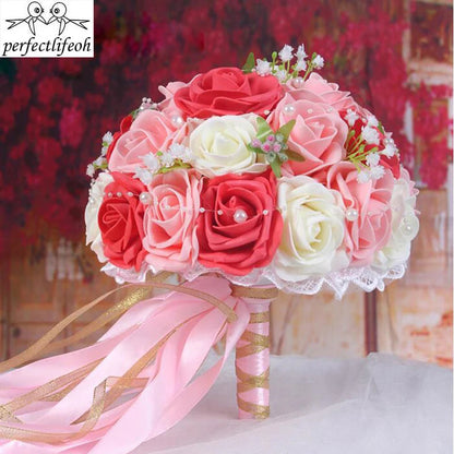 Handmade Wedding Bouquets Bridal Flower Wedding buque casamento Wedding Flowers Bridal Bouquet Good Vibrations